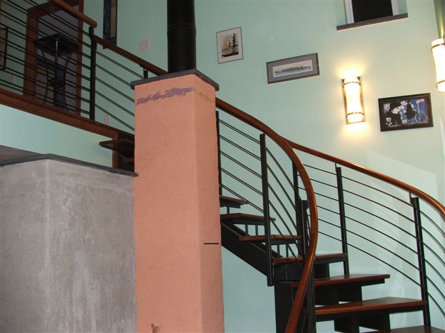 Interior custom spiral - Shoreham, VT